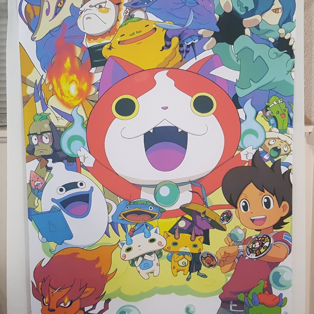 Yokai Watch Banner Poster 43 X 32 Monster Friend